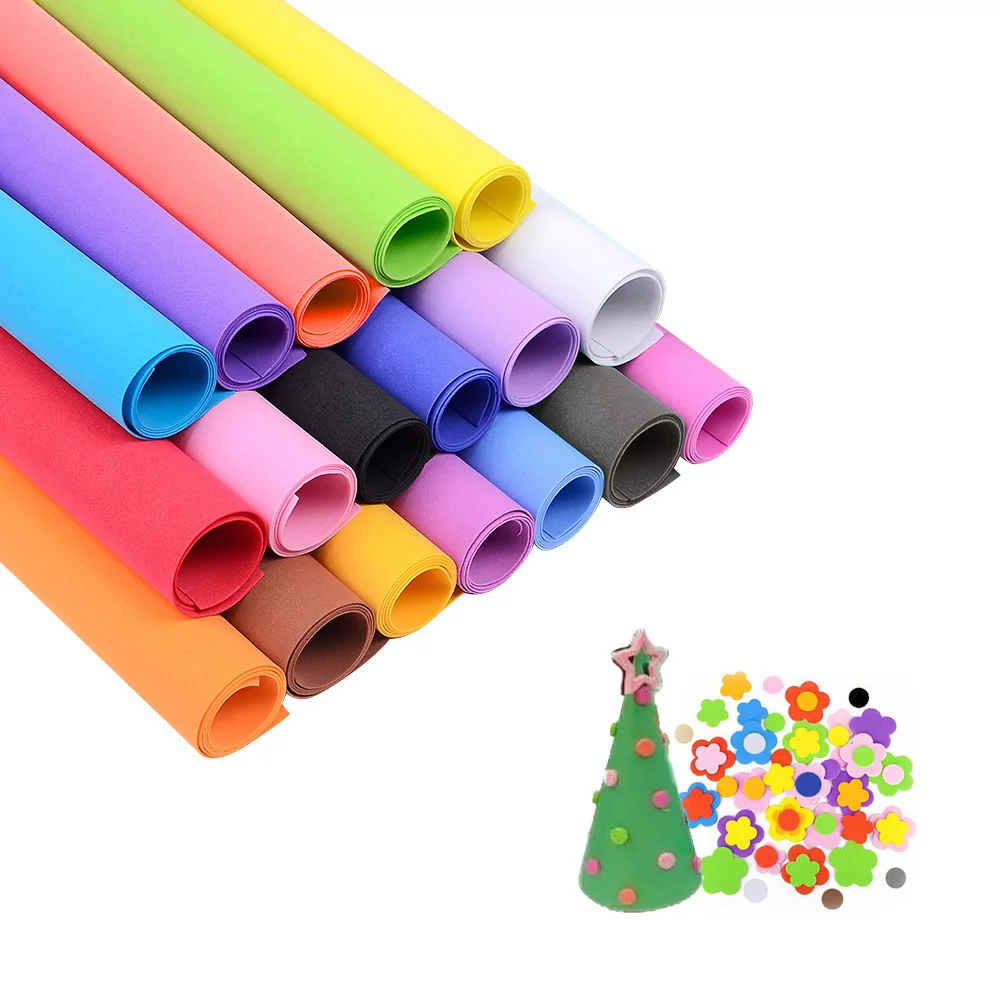 16 Colors Colorful EVA Foam Sh - Cosplay Props Eva Foam のレビューと価格