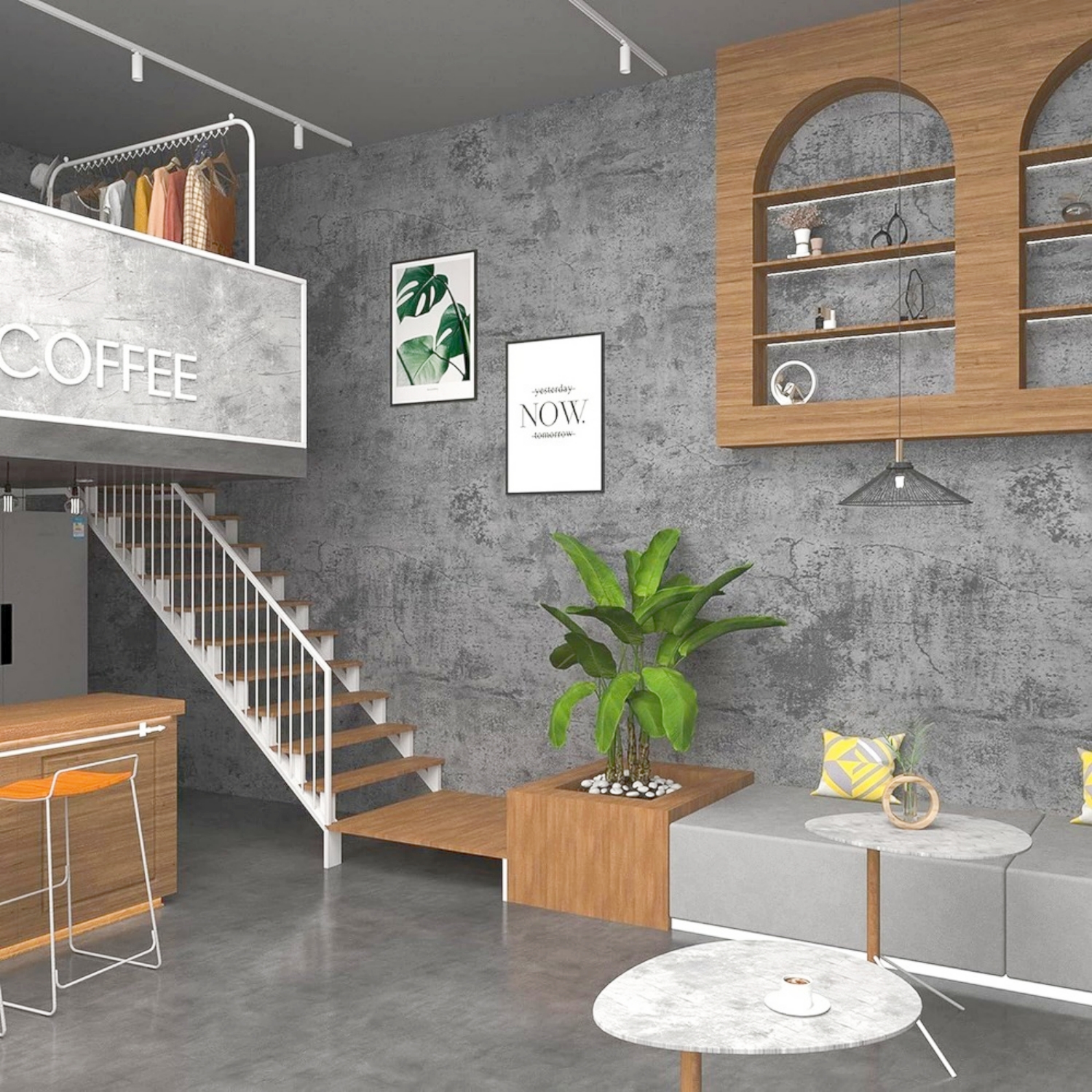 6M Cement Grey Pvc Wallpaper S - Contact Cement Glue のレビューと価格