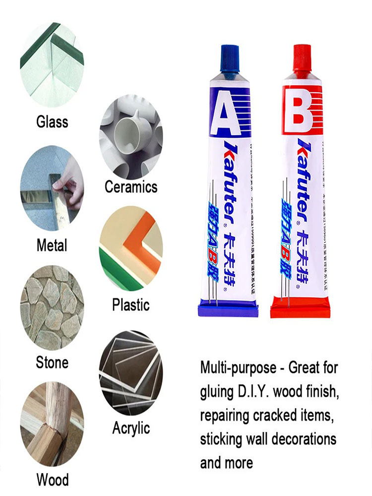 2PCS A+B Epoxy Resin Contact A - Contact Cement Glue のレビューと価格