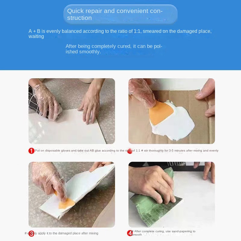 Tile Repair Agent Ceramic Marb - Contact Cement Glue のレビューと価格