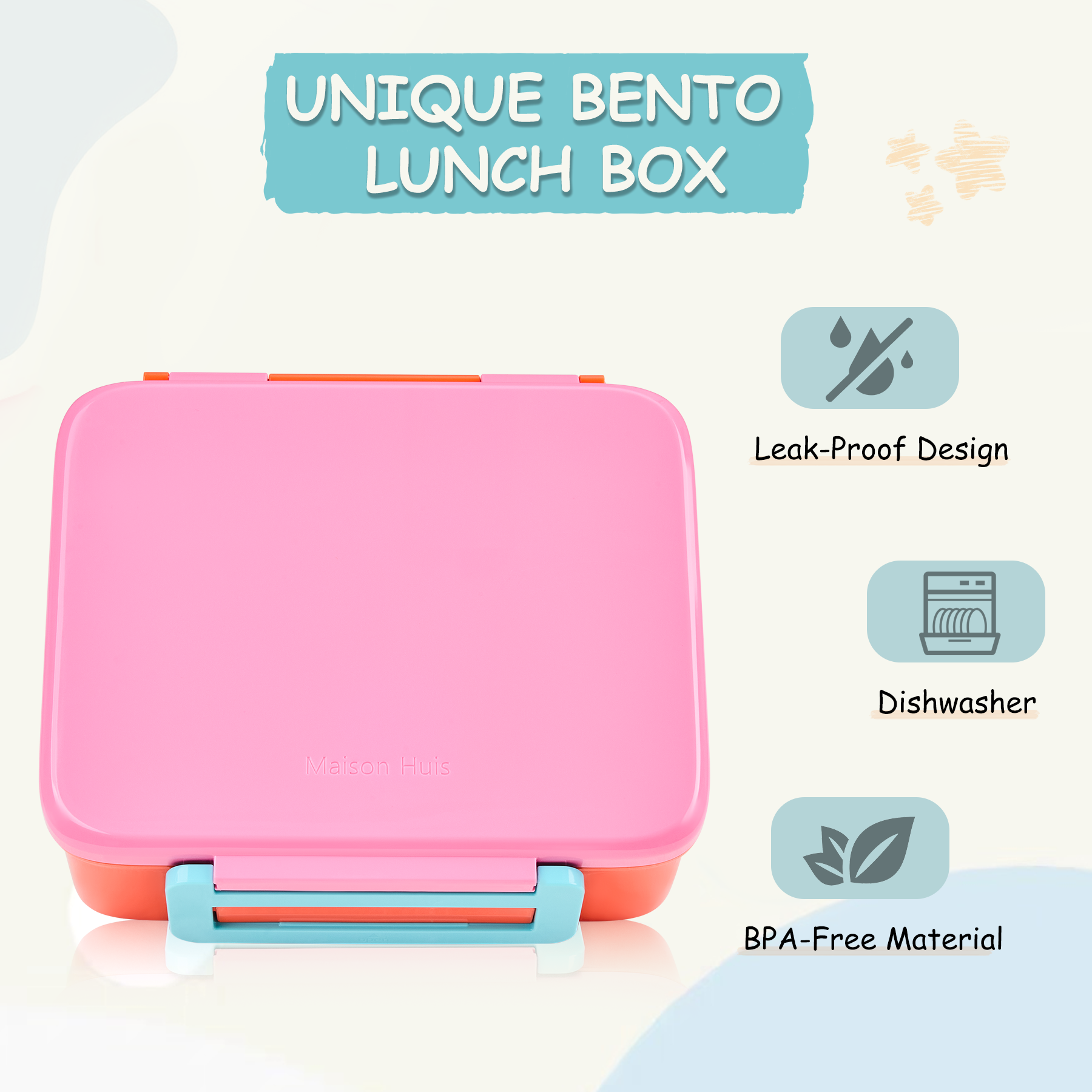Bento Lunch Box for Kids with  - Worbla Thermoplastic のレビューと価格